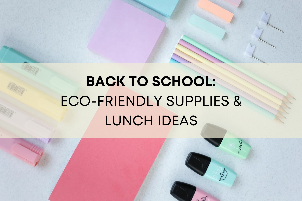 Back to School: Eco-Friendly Supplies and Lunch Ideas