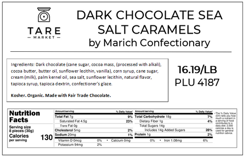 Dark Chocolate Sea Salt Caramels